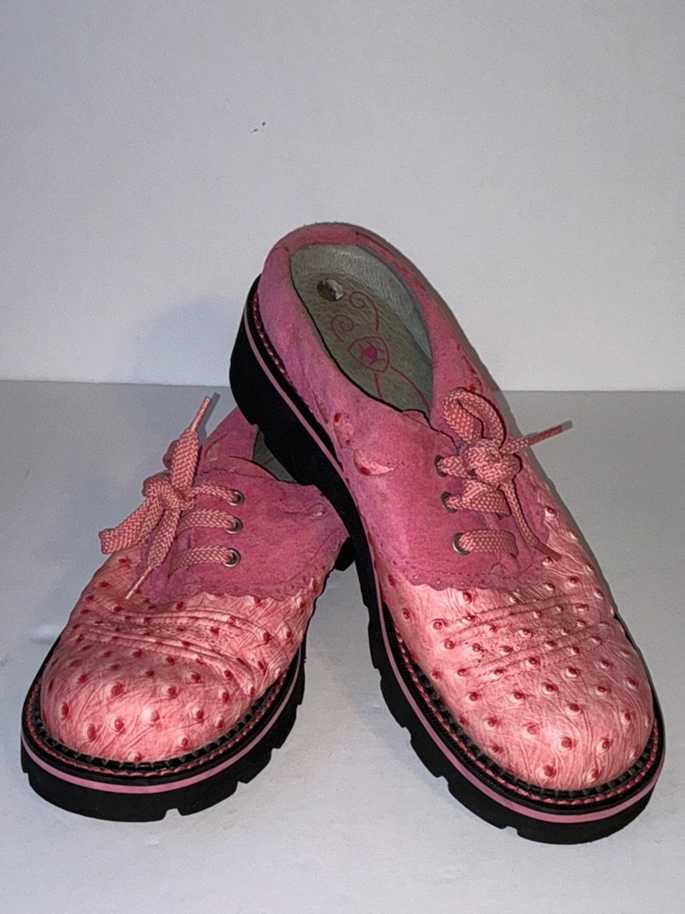 Ariat, Pink Suede and Leather Mules/Clogs, Women’s 10B